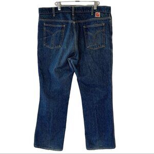 GWG VINTAGE JEANS 100% COTTON BLUE  DENIM MADE IN CANADA MEN SIZE 40 / 30